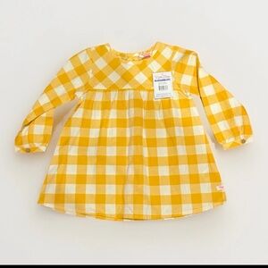 RuffleButts Yellow Gingham Tunic Dress 3T NWT Boutique Spring Summer